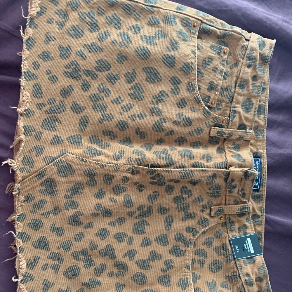 Abercrombie and Fitch cheetah print skirt